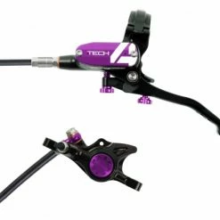 Frein Arrière Hope Tech 4 X2 Noir / Violet Durite Standard
