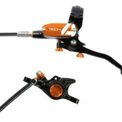 Frein Arrière Hope Tech 4 X2 Noir / Orange Durite Standard