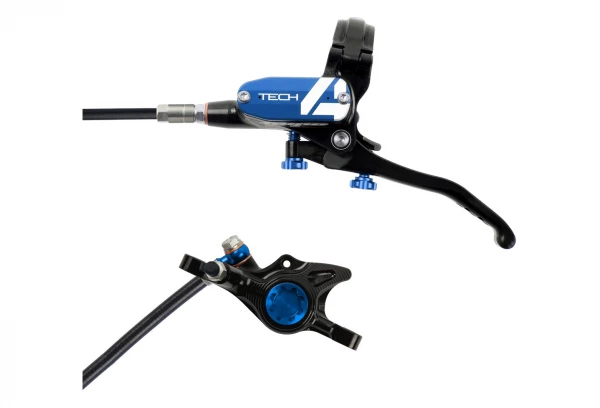 Frein Avant Hope Tech 4 X2 Noir / Bleu Durite Standard 3 Frein Avant Hope Tech 4 X2 Noir / Bleu Durite Standard
