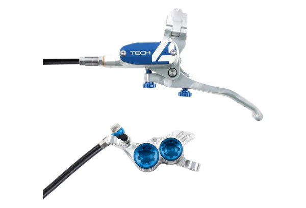 Frein Arrière Hope Tech 4 V4 Argent / Bleu Durite Standard 3 Frein Arrière Hope Tech 4 V4 Argent / Bleu Durite Standard