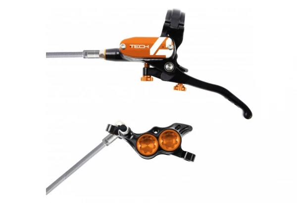 Frein Arrière Hope Tech 4 E4 Noir / Orange Durite Tressé Aviation 3 Frein Arrière Hope Tech 4 E4 Noir / Orange Durite Tressé Aviation