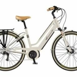 Vélo De Ville Électrique Granville E-Smooth 20 Shimano Altus 7V 400 Wh 700 Mm Blanc Ivoire 2022