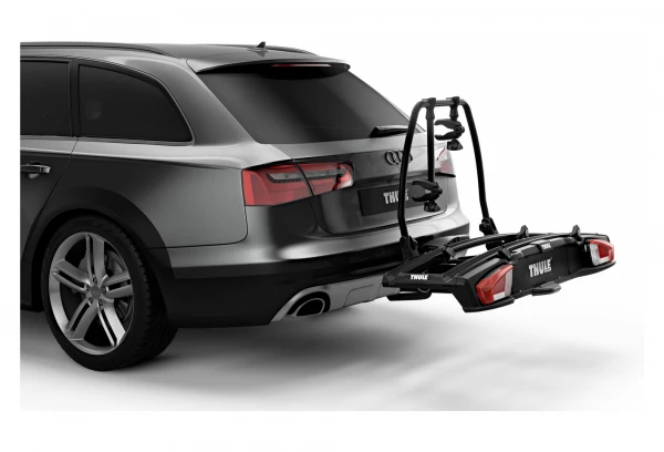 Porte-Vélos Sur Boule D'Attelage Thule VeloSpace XT Prise 13 Broches - 2 Vélos (Compatible E-Bikes) Noir 6 Porte-Vélos Sur Boule D'Attelage Thule VeloSpace XT Prise 13 Broches - 2 Vélos (Compatible E-Bikes) Noir – Image 4