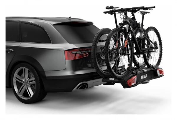 Porte-Vélos Sur Boule D'Attelage Thule VeloSpace XT Prise 13 Broches - 2 Vélos (Compatible E-Bikes) Noir 7 Porte-Vélos Sur Boule D'Attelage Thule VeloSpace XT Prise 13 Broches - 2 Vélos (Compatible E-Bikes) Noir – Image 5