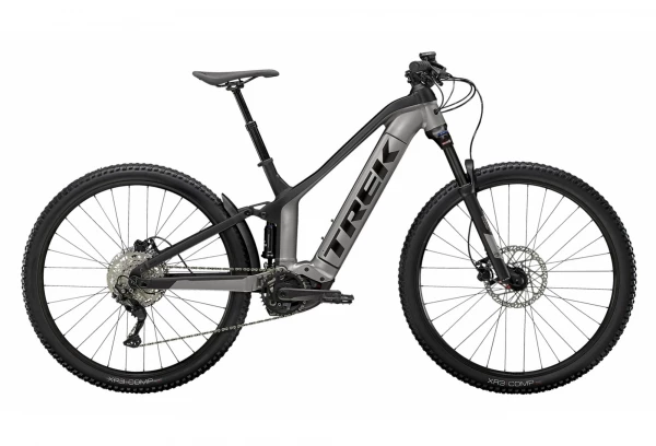 VTT Électrique Tout-Suspendu Trek Powerfly FS 4 Shimano Deore 10V 500 Wh 29'' Aquatic / Noir 2022 Gris / Noir 6 VTT Électrique Tout-Suspendu Trek Powerfly FS 4 Shimano Deore 10V 500 Wh 29'' Aquatic / Noir 2022 Gris / Noir – Image 4