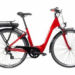 Vélo De Ville Électrique Gitane ORGANe Central Shimano Tourney/Altus 8V 500Wh Rouge Rubis 2022