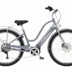 Vélo De Ville Électrique Electra Townie Path Go! 10D Equipped Step-Thru Shimano Deore 10V 500 Wh 27.5'' Gris Holographic 2021