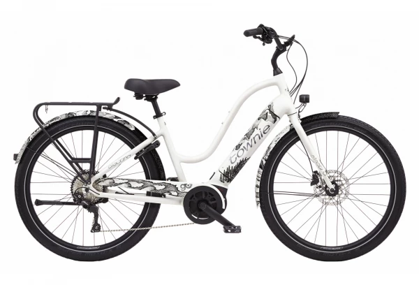 Vélo De Ville Électrique Electra Townie Path Go! 10D Equipped Step-Thru Shimano Deore 10V 500 Wh 27.5'' Blanc Pearl 2021 3 Vélo De Ville Électrique Electra Townie Path Go! 10D Equipped Step-Thru Shimano Deore 10V 500 Wh 27.5'' Blanc Pearl 2021
