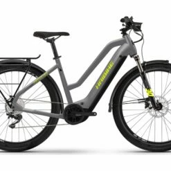 VTC Électrique Haibike Trekking 6 Mid Shimano Deore 10V I630Wh 27.5'' Gris / Jaune Mat 2022