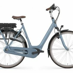 Vélo De Ville Électrique Gazelle Orange C7+ HMB H7 Shimano Nexus 7V 300Wh Bleu Clair 2020
