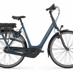 Vélo De Ville Électrique Gazelle Orange C7+ HMB H7 Shimano Nexus 7V 300Wh Bleu Foncé 2020