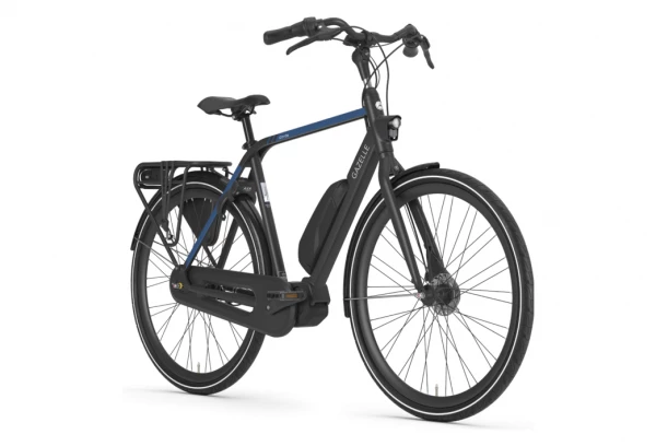 Vélo De Ville Électrique Gazelle Citygo C7 HMS H28 T7 Shimano Nexus 7V 418 Wh Noir/Bleu 2021 4 Vélo De Ville Électrique Gazelle Citygo C7 HMS H28 T7 Shimano Nexus 7V 418 Wh Noir/Bleu 2021 – Image 2