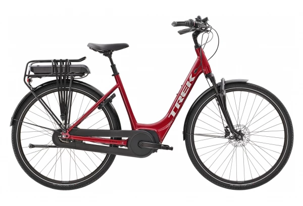 Vélo De Ville Électrique Trek District+ 4 Lowstep 400wh Shimano Nexus 7V Rage Red 2021 3 Vélo De Ville Électrique Trek District+ 4 Lowstep 400wh Shimano Nexus 7V Rage Red 2021