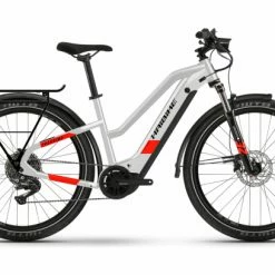 VTC Electrique Haibike Trekking 7 Trapez 27.5' 630 Wh Shimano Deore M5100 11V Gris / Rouge 2022