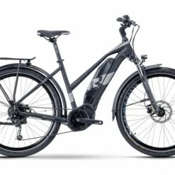 VTC Électrique R Raymon TourRay E 3.0 Lady Shimano Altus/Deore 9V 500 Wh 27.5'' Noir Gris Mat 2022