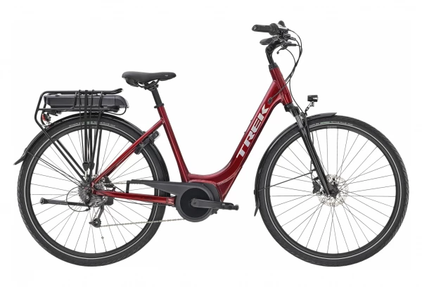 Vélo De Ville Électrique Trek VERVE+ 1 LOWSTEP Shimano Altus 8V 400hw Rouge 2020 3 Vélo De Ville Électrique Trek VERVE+ 1 LOWSTEP Shimano Altus 8V 400hw Rouge 2020