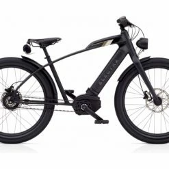 Beach Cruiser Électrique Electra Café Moto Go! Single Speed Enviolo Trekking 26'' Plus 2019 Noir Mat