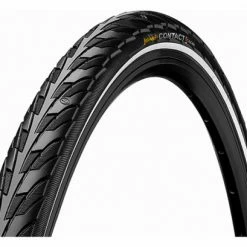 Pneu Continental Contact 700 Mm Tubetype Rigide SafetySystem Flancs Réfléchissants Reflex E-Bike E25