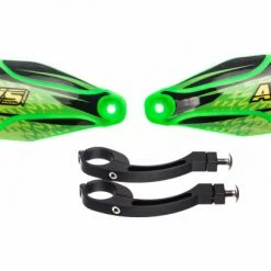 Protège Mains AVS KIT DECO (patte Alu Avec Charnière) Vert Noir