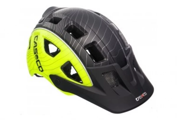 Casque Casco MTB E Noir/ Jaune Fluo 4 Casque Casco MTB E Noir/ Jaune Fluo – Image 3