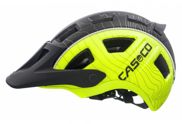 Casque Casco MTB E Noir/ Jaune Fluo 5 Casque Casco MTB E Noir/ Jaune Fluo – Image 4
