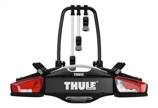 Porte-Vélos Sur Boule D'Attelage Thule VeloCompact Prise 13 Broches - 3 Vélos (Compatible E-Bikes) Noir Argent 4 Porte-Vélos Sur Boule D'Attelage Thule VeloCompact Prise 13 Broches - 3 Vélos (Compatible E-Bikes) Noir Argent – Image 2
