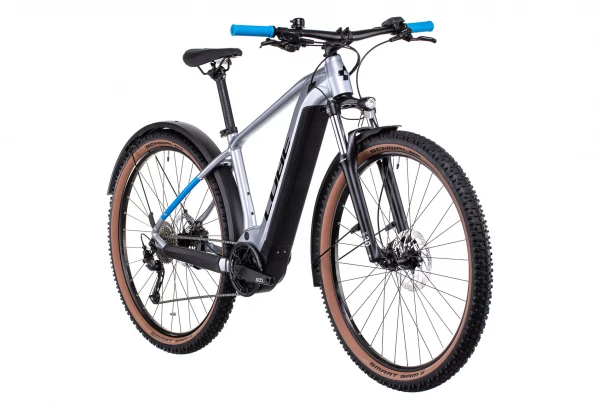 VTT Électrique Semi-Rigide Cube Reaction Hybrid Performance 500 Allroad Shimano Alivio 9V 500 Wh 29'' Argent Polar 2022 4 VTT Électrique Semi-Rigide Cube Reaction Hybrid Performance 500 Allroad Shimano Alivio 9V 500 Wh 29'' Argent Polar 2022 – Image 2