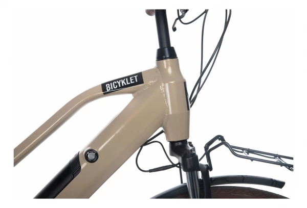 Vélo De Ville Électrique Bicyklet Camille Shimano Acera/Altus 8V 504 Wh 700 Mm Beige Ivoire 6 Vélo De Ville Électrique Bicyklet Camille Shimano Acera/Altus 8V 504 Wh 700 Mm Beige Ivoire – Image 4