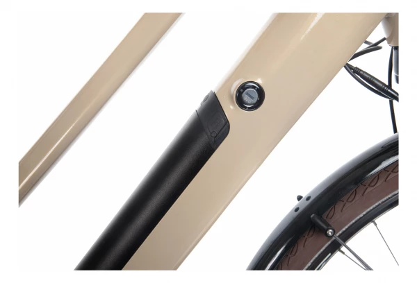 Vélo De Ville Électrique Bicyklet Camille Shimano Acera/Altus 8V 504 Wh 700 Mm Beige Ivoire 11 Vélo De Ville Électrique Bicyklet Camille Shimano Acera/Altus 8V 504 Wh 700 Mm Beige Ivoire – Image 9