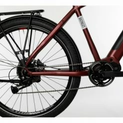 Vélo De Ville Électrique Bicyklet Raymond Shimano Acera 9V 504 Wh 27.5'' Rouge Bordeaux -Tout le Vélo Électrique Soldes unnamed file 66