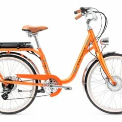 Vélo De Ville Électrique Peugeot ELC01 E-Legend Shimano Tourney/Altus 8V 400 Wh 26'' Orange 2022