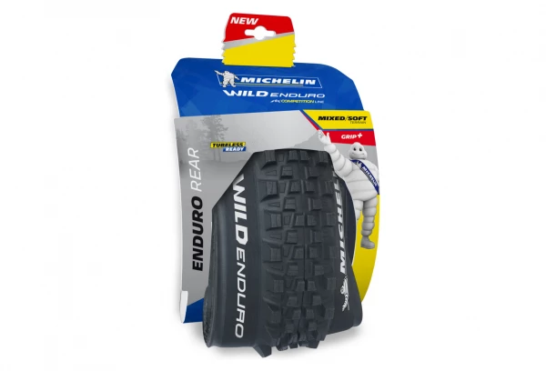 Pneu Arrière Michelin Wild Enduro Gum-X Tubeless Ready 27.5'' Souple Noir 5 Pneu Arrière Michelin Wild Enduro Gum-X Tubeless Ready 27.5'' Souple Noir – Image 3