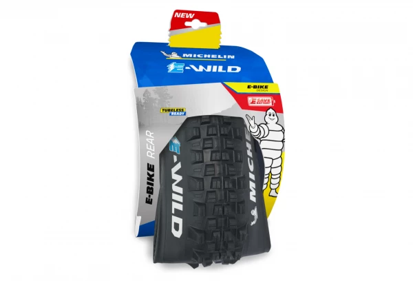 Pneu VTT Arrière Michelin E-Wild Rear 27.5'' Plus Tubeless Ready Souple Compétition Line Gum-X 4 Pneu VTT Arrière Michelin E-Wild Rear 27.5'' Plus Tubeless Ready Souple Compétition Line Gum-X – Image 2