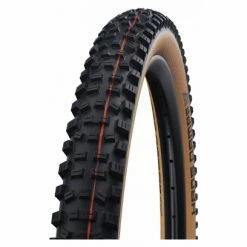 Pneu VTT Schwalbe Hans Dampf 27.5'' Tubeless Ready Souple Super Trail Addix Soft Flancs Bronze E-Bike E-25